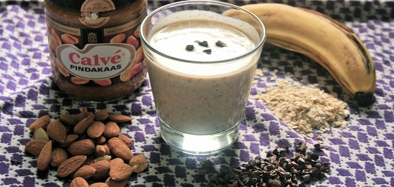 Banana with Almond Butter